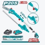 Imagine TOTAL - FIERASTRAU TELESCOPIC SI TRIMMER PENTRU GARD VIU - 20V (INCLUDE ACUMULATOR SI INCARCATOR)