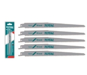 Imagine TOTAL - SET LAME FIERASTRAU SABIE PENTRU LEMN 225MM 6TPI - 5 BUC