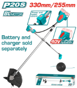 Imagine TOTAL - MOTOCOASA SI TRIMMER 40V - LI-ION (NU INCLUDE ACUMULATOR SI INCARCATOR)