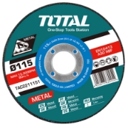 Imagine TOTAL - SET 10 DISCURI ABRAZIVE TAIERE METALE - 115X1.2MM