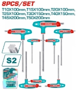 Imagine TOTAL - SET 8 CHEI TORX IN T: 2-10MM, Cr-V (INDUSTRIAL)