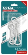 Imagine TOTAL - SET DIBLURI CU SURUBURI TIP CARLIG  5.0X75MM - DIBLU-8X40MM - 6BUC