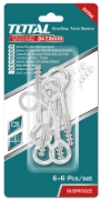 Imagine TOTAL - SET DIBLURI CU SURUBURI CU OCHI INCHIS 5.0X75MM - DIBLU - 8X40MM - 6BUC