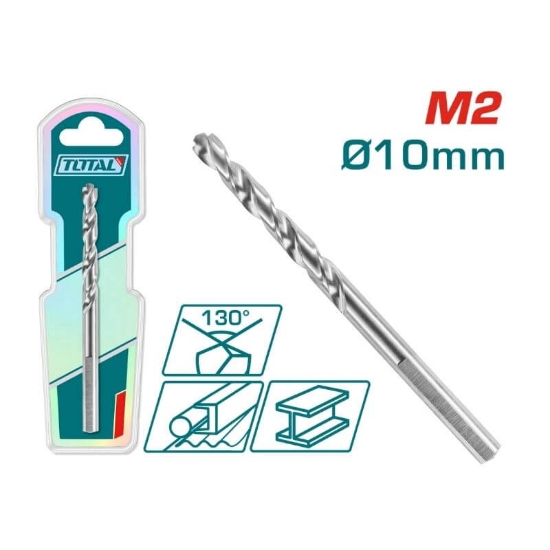 Imagine TOTAL - BURGHIU PENTRU METAL M2 HSS - 10MM