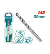 Imagine TOTAL - BURGHIU PENTRU METAL M2 HSS - DIAMETRU 6MM (INDUSTRIAL)