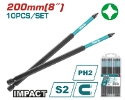 Imagine TOTAL - SET 10 BITI DE IMPACT PH2X200MM