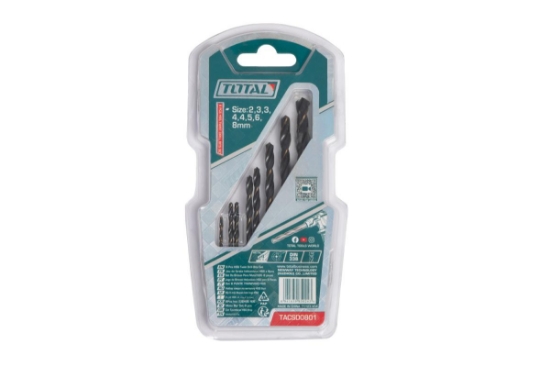 Imagine TOTAL - SET BURGHIE PENTRU METAL HSS: 8 BUC