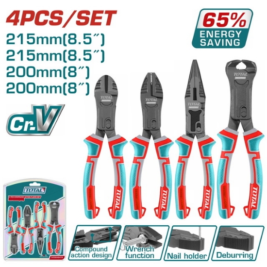 Imagine TOTAL - SET CLESTI CU ECONOMIZOR DE ENERGIE 4 PIESE