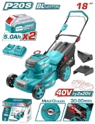 Imagine TOTAL - MASINA TUNS IARBA - 40V (INCLUDE ACUMULATOR SI INCARCATOR)