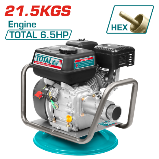 Imagine TOTAL - VIBRATOR DE BETON PE BENZINA - 4800W PRINDERE HEX