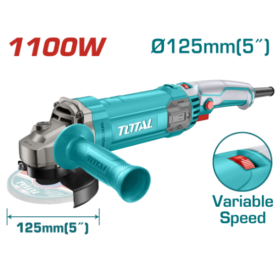 Imagine TOTAL - POLIZOR UNGHIULAR - 125MM - 1100W