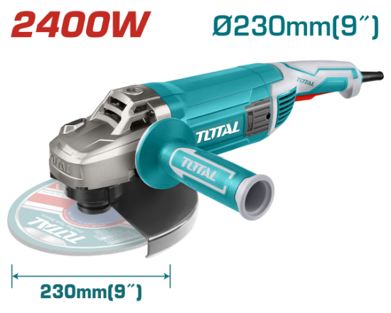 Imagine TOTAL - POLIZOR UNGHIULAR - 230MM - 2400W (INDUSTRIAL)