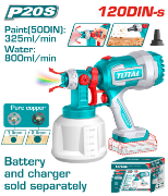 Imagine TOTAL - PISTOL DE VOPSIT - 800ML - LI-ION - 20V (NU INCLUDE ACUMULATOR SI INCARCATOR)