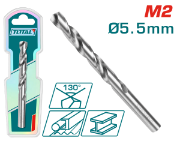Imagine TOTAL - BURGHIU PENTRU METAL M2 HSS - 5.5MM (INDUSTRIAL)