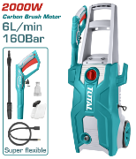 Imagine TOTAL - APARAT DE SPALAT CU PRESIUNE - 160BAR - 6L/MIN - 2000W (INDUSTRIAL)