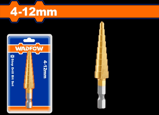 Imagine WADFOW - BURGHIU CONIC IN TREPTE 4-12MM PAS 1MM