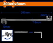 Imagine WADFOW - CHEIE PENTRU FIER-BETON - 6X8X300MM
