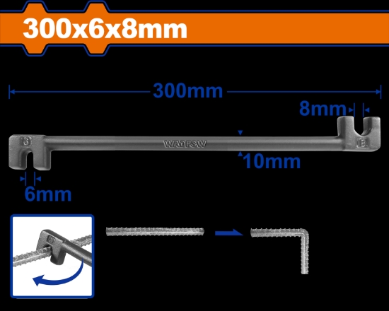 Imagine WADFOW - CHEIE PENTRU FIER-BETON - 6X8X300MM