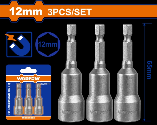 Imagine WADFOW - SET 3CHEI 12MM -1/4" HEX - 65MM