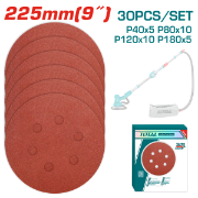 Imagine TOTAL - DISC HARTIE ABRAZIVA 225MM - P40,P80,P120,P180