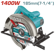 Imagine TOTAL - FIERASTRAU CIRCULAR DE MANA - 185MM - 1400W (INDUSTRIAL)