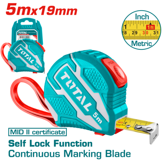 Imagine TOTAL - RULETA 5M X 19MM - 2 FUNCTII