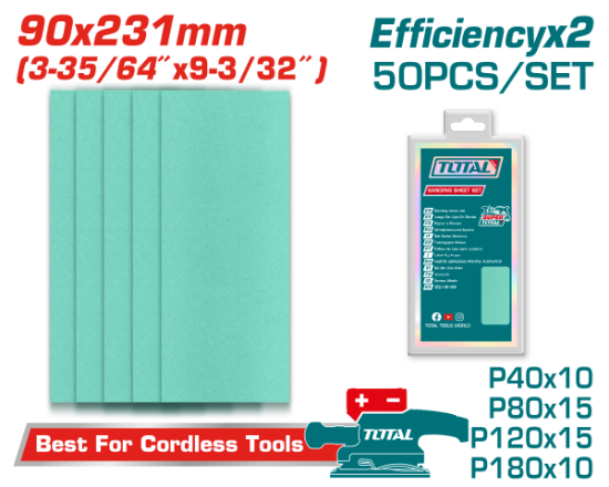 Imagine TOTAL - SET 50 FOI SMIRGHEL 90X231 MM