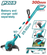Imagine TOTAL - TRIMMER PENTRU GAZON - 20V (NU INCLUDE ACUMULATOR)