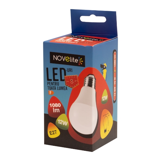 Imagine Bec LED A60 12W E27 3000K, Novelite