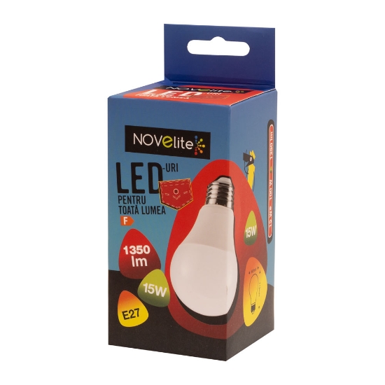 Imagine Bec LED A60 15W E27 3000K, Novelite