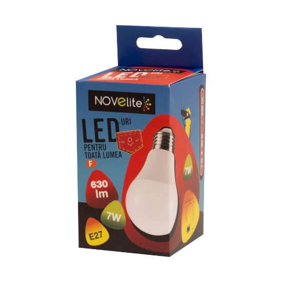 Imagine Bec LED A60 7W E27 3000K, Novelite