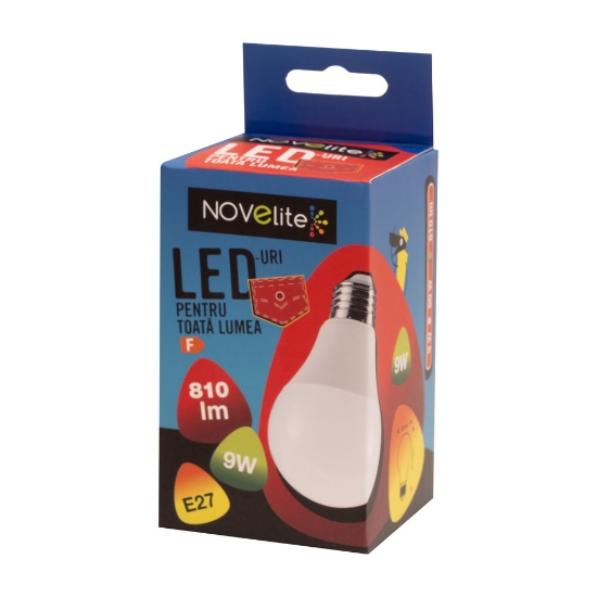 Imagine Bec LED A60 9W E27 6400K, Novelite