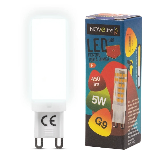 Imagine Bec LED bulb 5W G9 6400K, Novelite