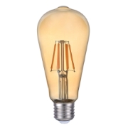 Imagine Bec LED filament ST64 6W E27 2200K, auriu, Novelite