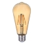 Imagine Bec LED filament ST64 6W E27 2200K, auriu, Novelite