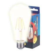 Imagine Bec LED filament ST64 6W E27 2200K, auriu, Novelite