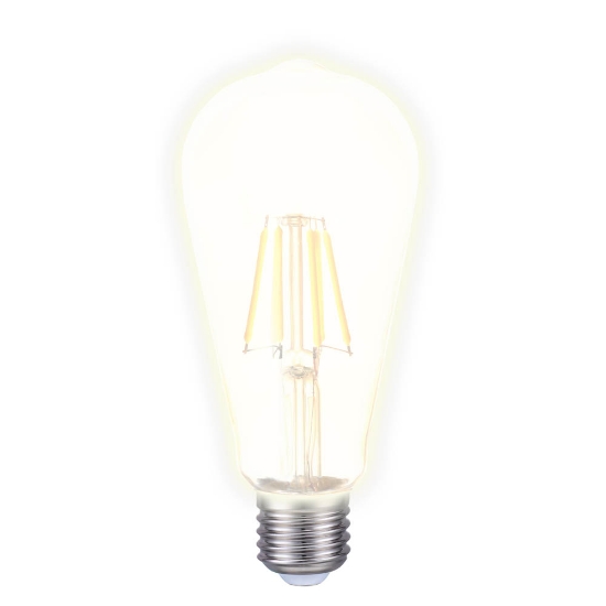 Imagine Bec LED filament ST64 6W E27 2200K, auriu, Novelite