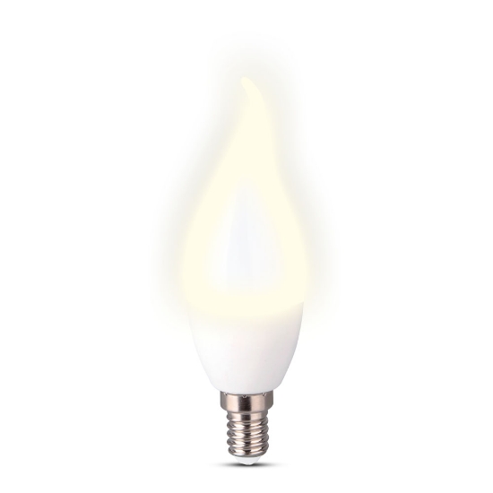 Imagine Bec LED Flacără 5W E14 3000K – NOVELITE