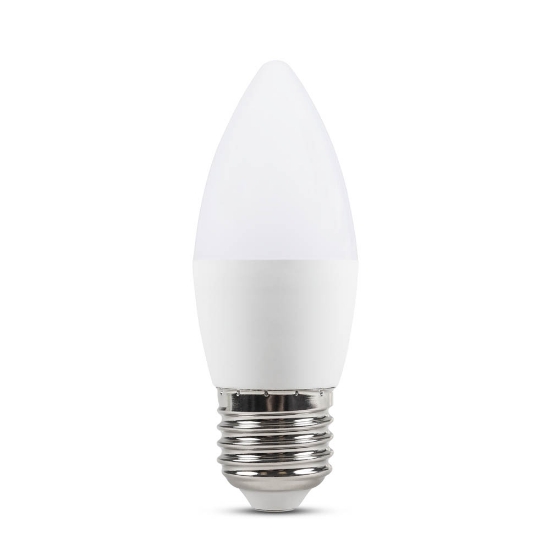 Imagine Bec LED LUMANARE 7W E27 6400K – NOVELITE