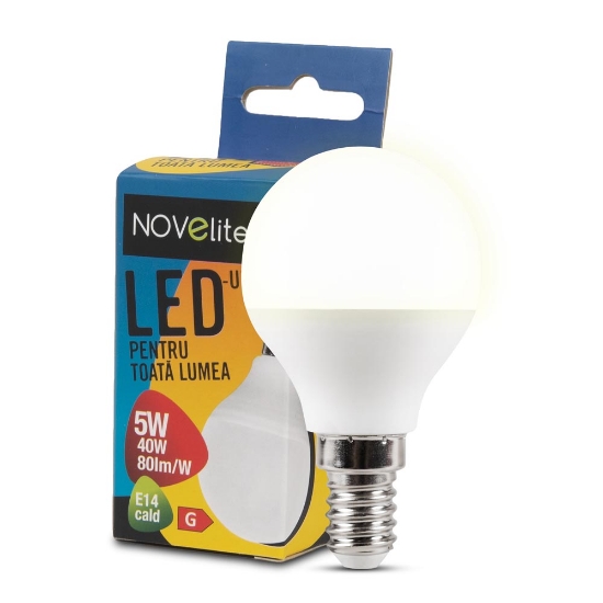 Imagine Bec LED Sferic 5W E14 3000K