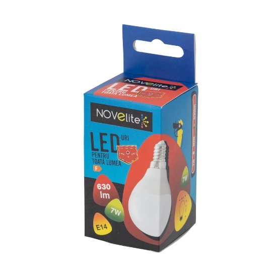 Imagine Bec LED SFERIC 7W E14 6400K – NOVELITE