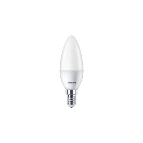 Imagine Bec LED lumanare B35 5-40W E14 827, mat corepro, Philips