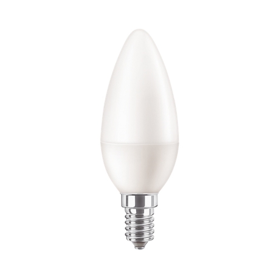 Imagine Bec LED lumânare B38 7W E14 827, Corepro Philips