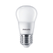 Imagine Bec LED sferic P45 5W E27 827, Corepro Philips