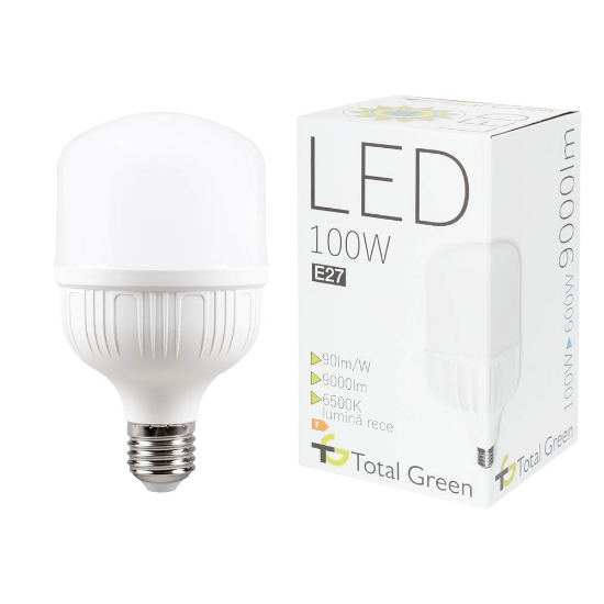 Imagine Bec Led 100W E27 6500K, Total Green