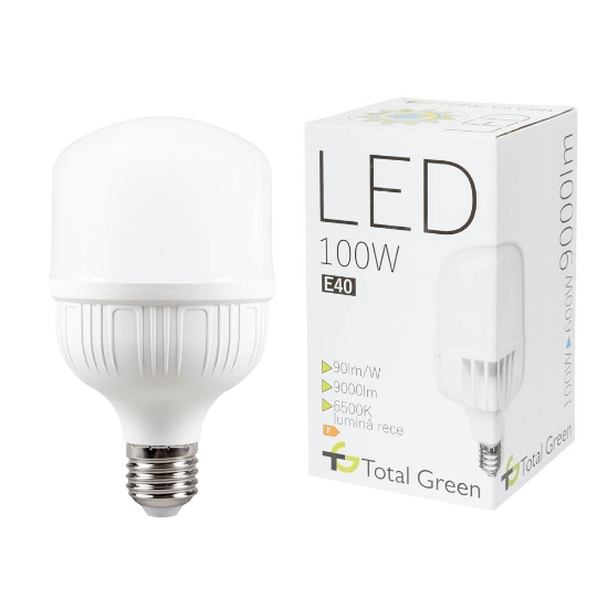Imagine Bec Led 100W E40 6500K, Total Green
