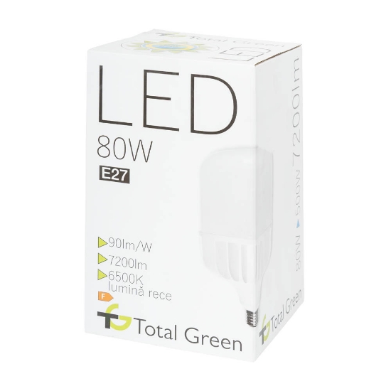 Imagine Bec Led 80W E27 6500K, Total Green