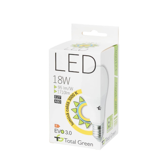 Imagine Bec LED A75 18W E27 3000K – TOTAL GREEN