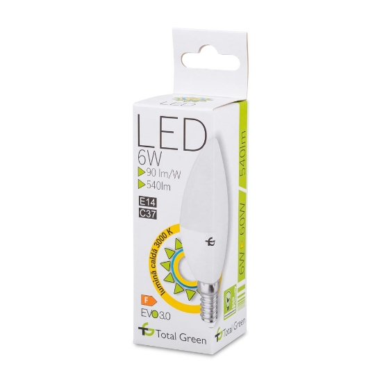 Imagine Bec LED EVO3.0 Lumanare 6W E14 3000K