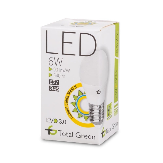 Imagine Bec LED EVO3.0 Sferic G45 6W E27 3000K